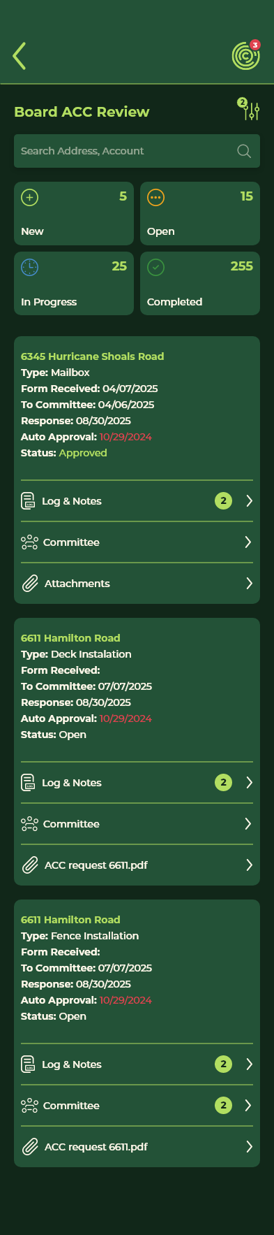 Board ACC Review