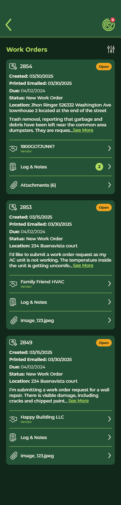 Dues Ledger (1-5)