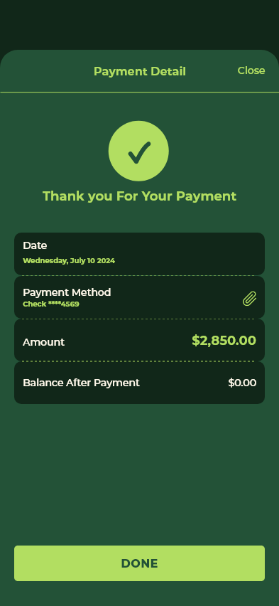 Payment Detail